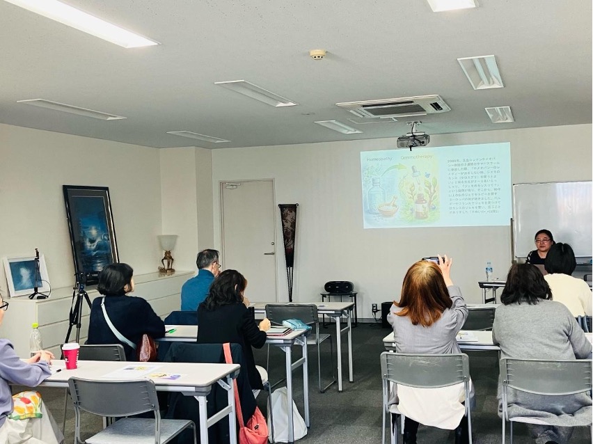 ジェモセラピー体験中